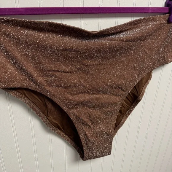 Skims Sparkling Brown Bikini Bottom - Picture 2 of 6